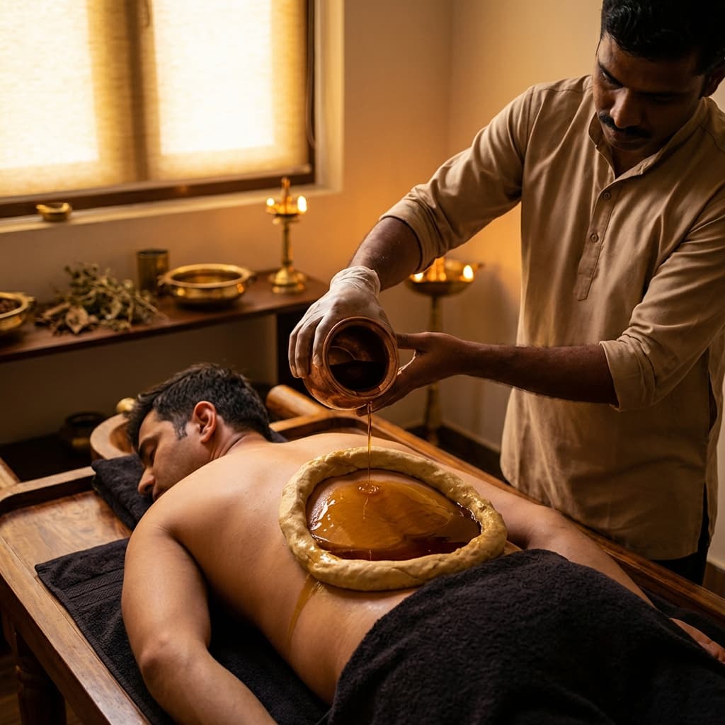 Kati Basti + Full Body Abhyanga