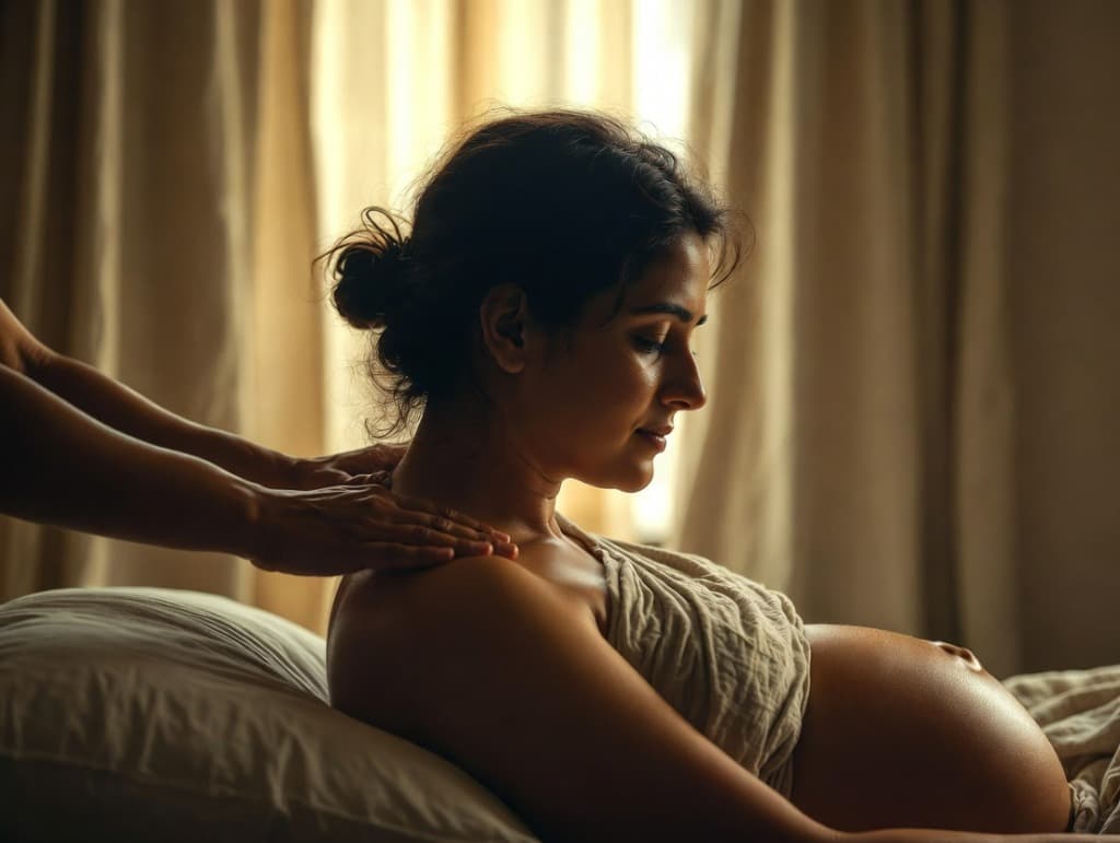 Ayurvedic Pregnancy Massage