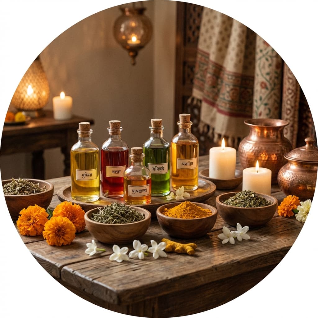 Ayurvedic Oils and Herbs